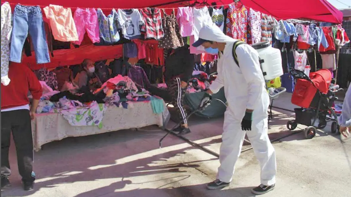 desinfeccion de tianguis